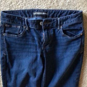 Express low-rise skinny jeans